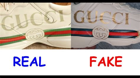 gucci flashtrek real vs fake|how to tell Gucci sneakers.